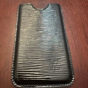 Louis Vuitton Black EPI Phone Card Case